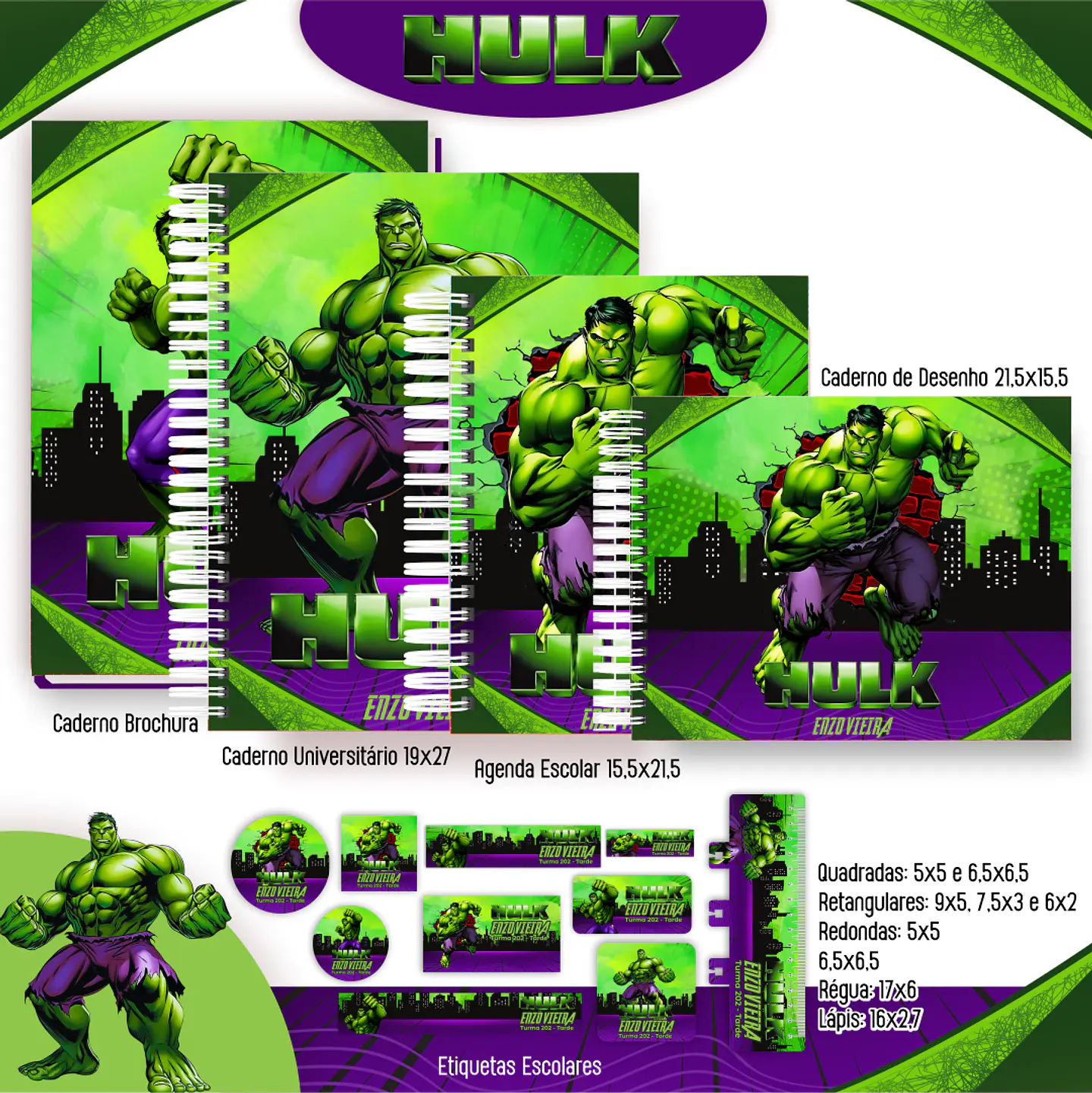 Arquivo Escolar Hulk - Pamella 1