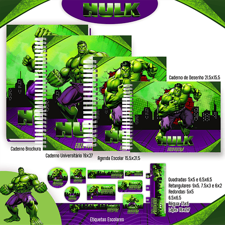 Arquivo Escolar Hulk - Pamella 1