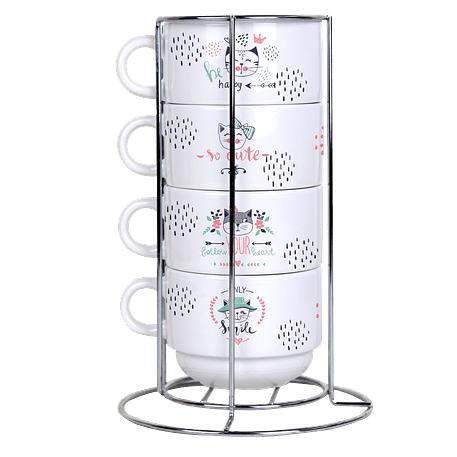 Arquivo Torre de Xícaras Gatos 6 1