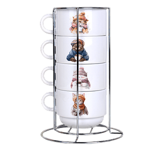 Arquivo Torre de Xícaras Gatos 7