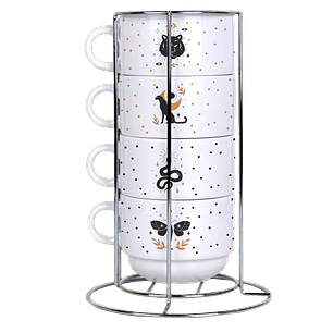 Arquivo Torre de Xícaras Mistico Sol e Lua Borboletas 2