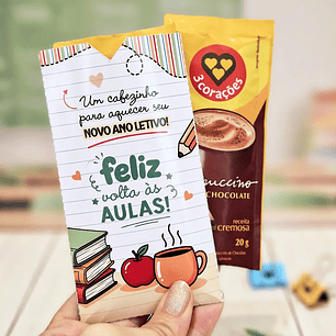 Arquivo Volta ás Áulas Professores Card Café