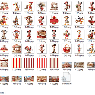 Kit Digital Turma do Mickey Floricultura