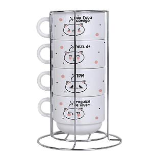 Arquivo Torre de Xícaras Frases