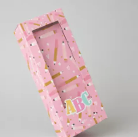 Arquivo Volta as Aulas Caixa Caneta 5 Estampas