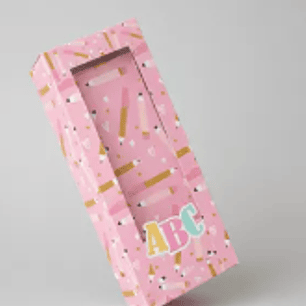 Arquivo Volta as Aulas Caixa Caneta 5 Estampas