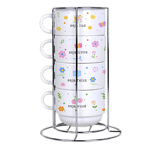 Arquivo Torre de Xícaras Frases