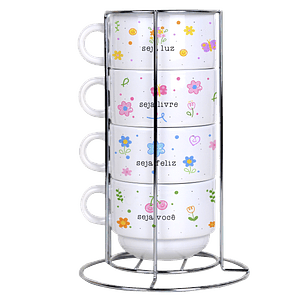 Arquivo Torre de Xícaras Frases