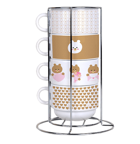 Arquivo Torre de Xícaras Ursinhos