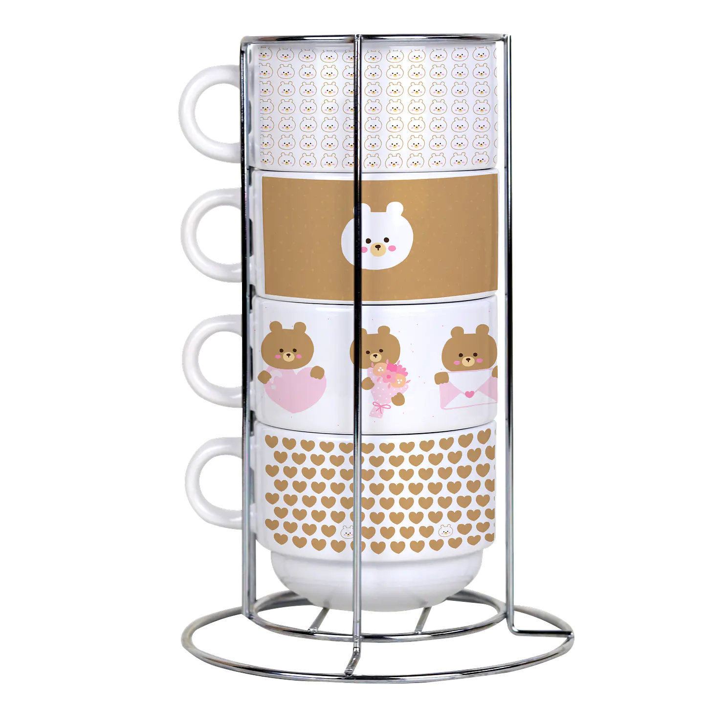 Arquivo Torre de Xícaras Ursinhos 1