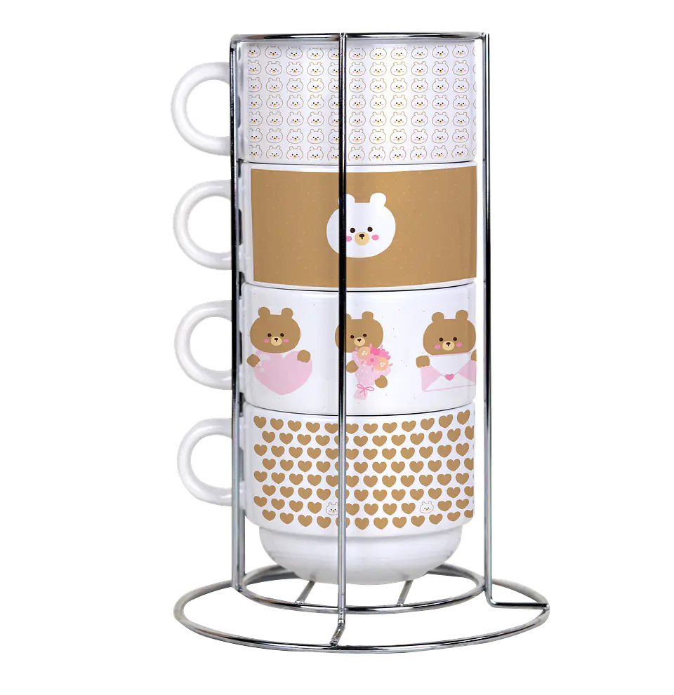 Arquivo Torre de Xícaras Ursinhos 1