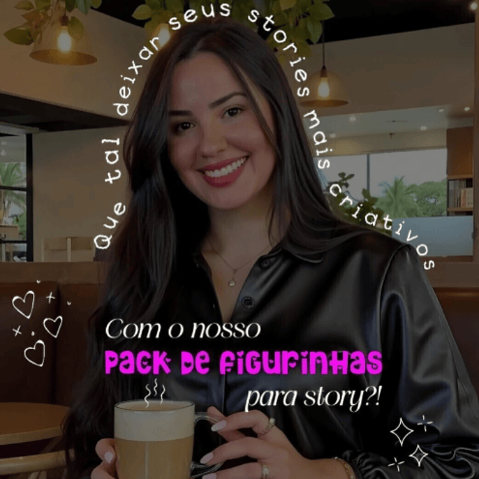Kit Digital Pack de Figurinhas para Story 1
