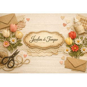 Arquivo Envelope e Mini Calendário Jardim do Tempo