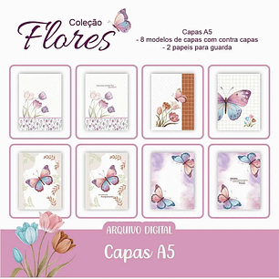 Arquivo Combo Completo Coleção Flores 