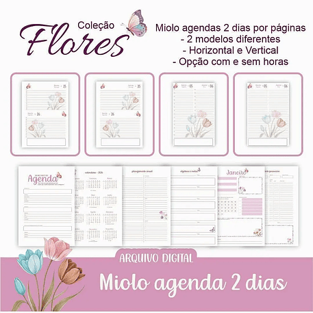 Arquivo Combo Completo Coleção Flores  5