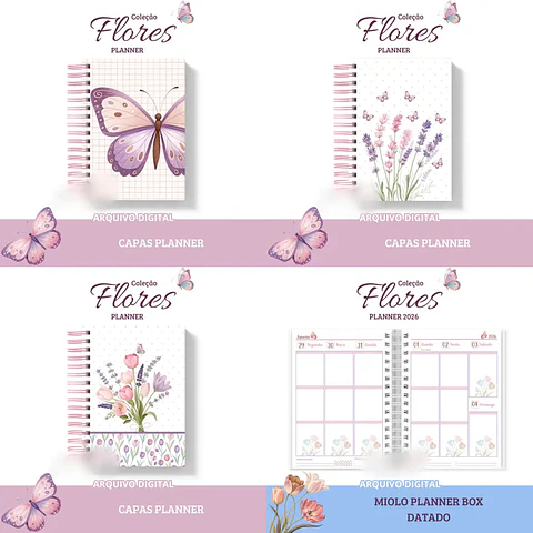 Arquivo Combo Miolo + Capa Planner