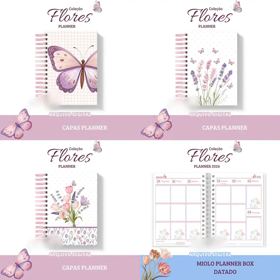 Arquivo Combo Miolo + Capa Planner 1