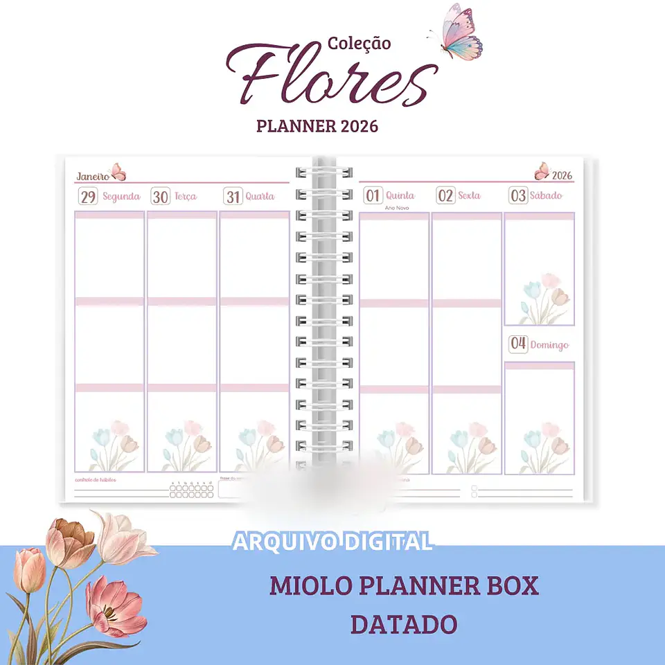 Arquivo Combo Miolo + Capa Planner 3