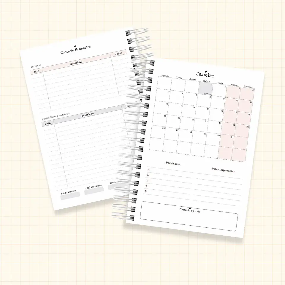 Arquivo Combo Agendas 2026 2