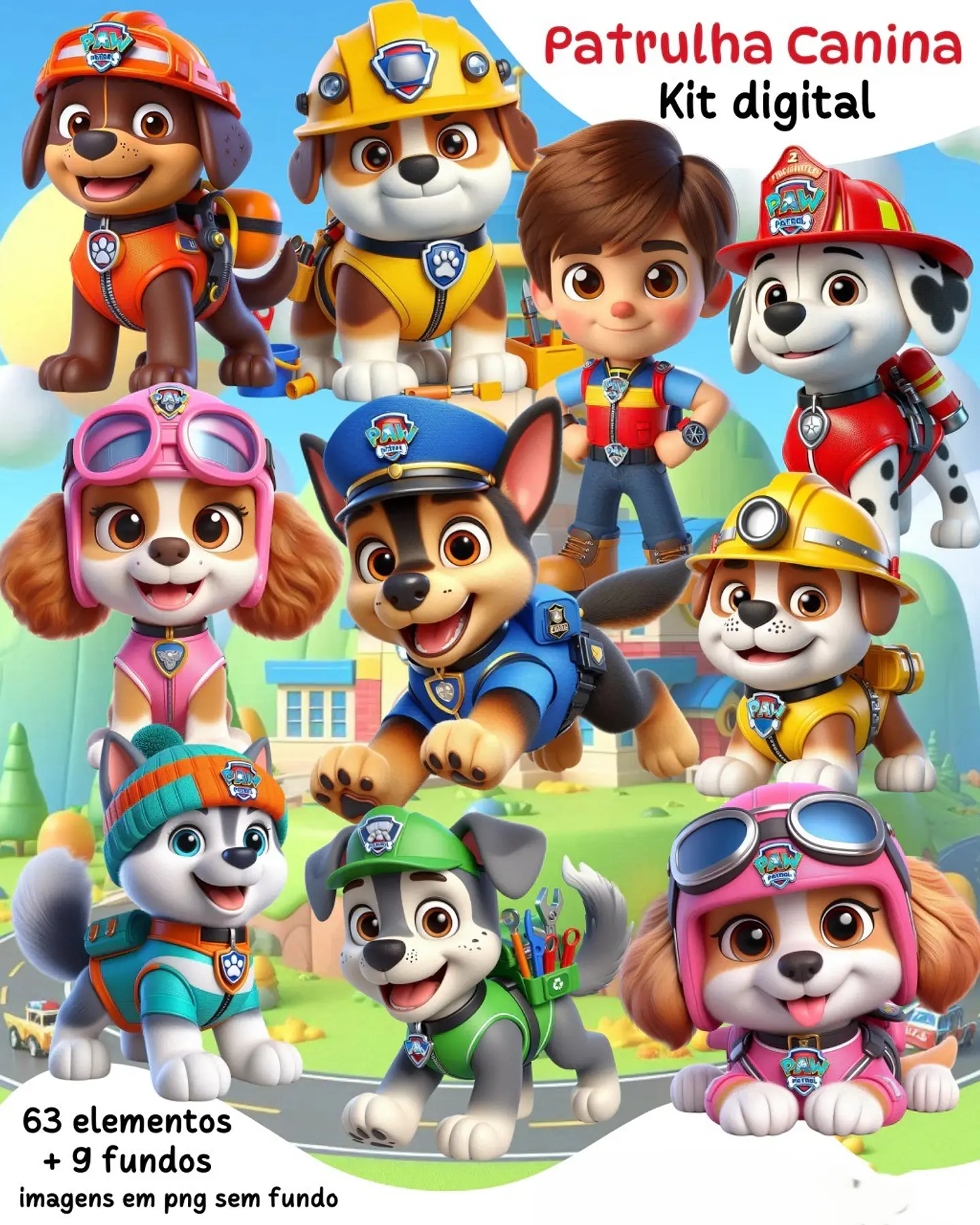 Kit Digital Patrulha Canina 1