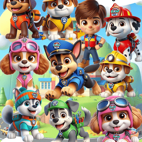 Kit Digital Patrulha Canina 1