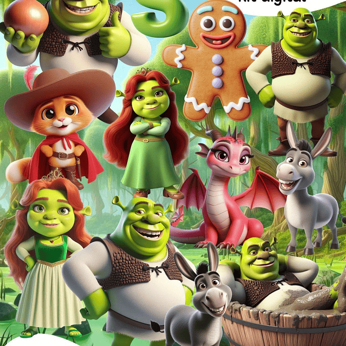 Kit Digital Shrek  1