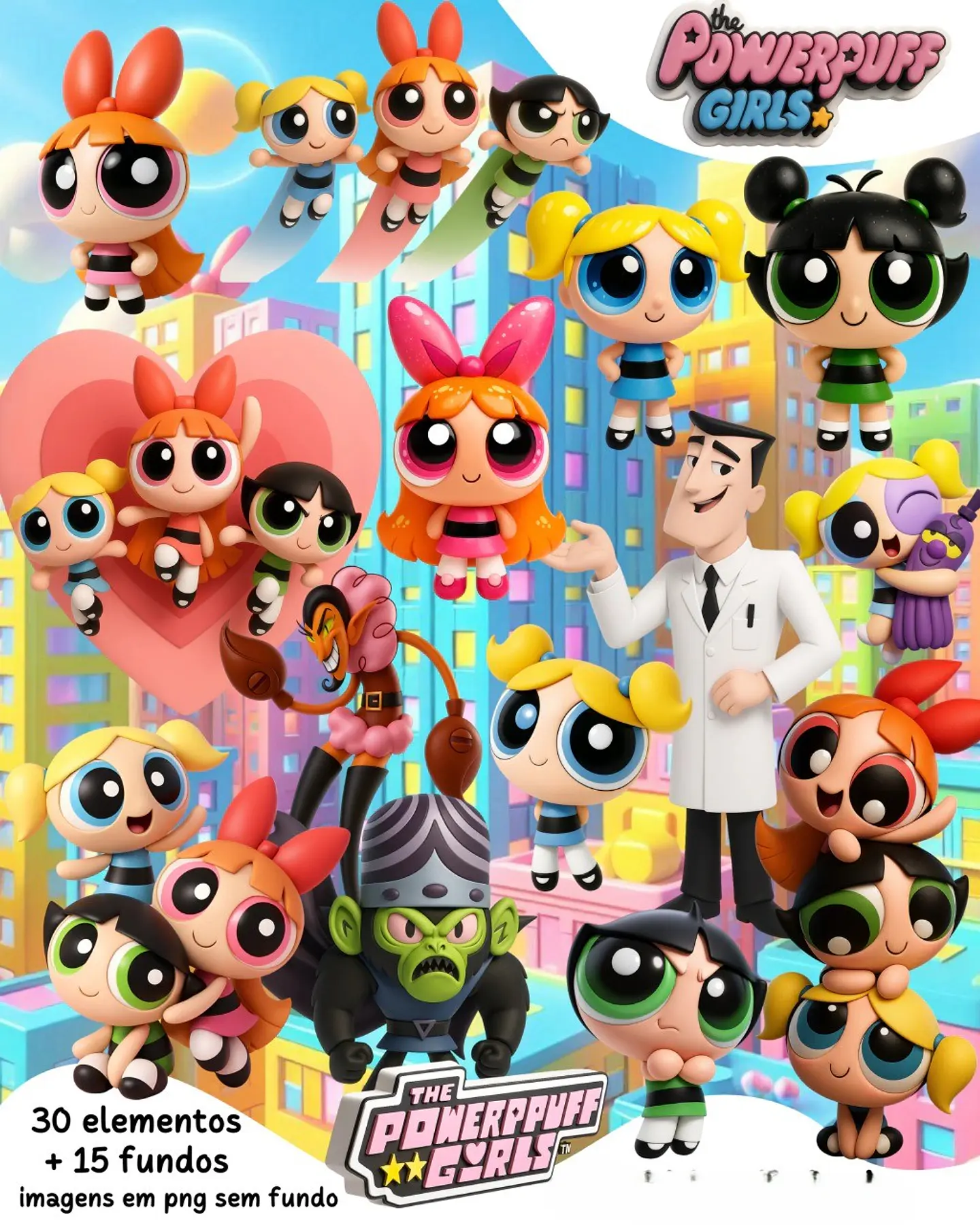 Kit Digital Meninas super poderosas  1