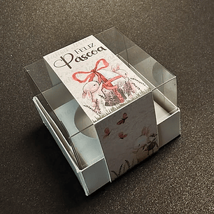 Arquivo páscoa caixa 1 brigadeiro com cinta 