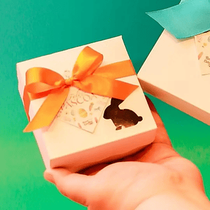 Arquivo páscoa caixa 9 doces coelho 