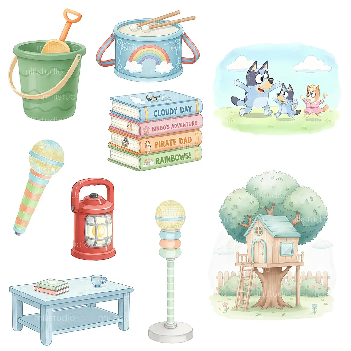 Kit Digital Bluey 14