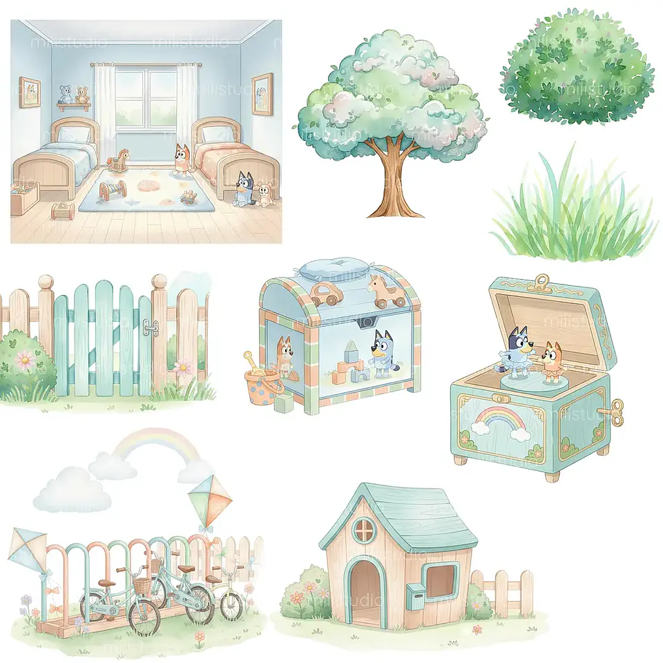 Kit Digital Bluey 15