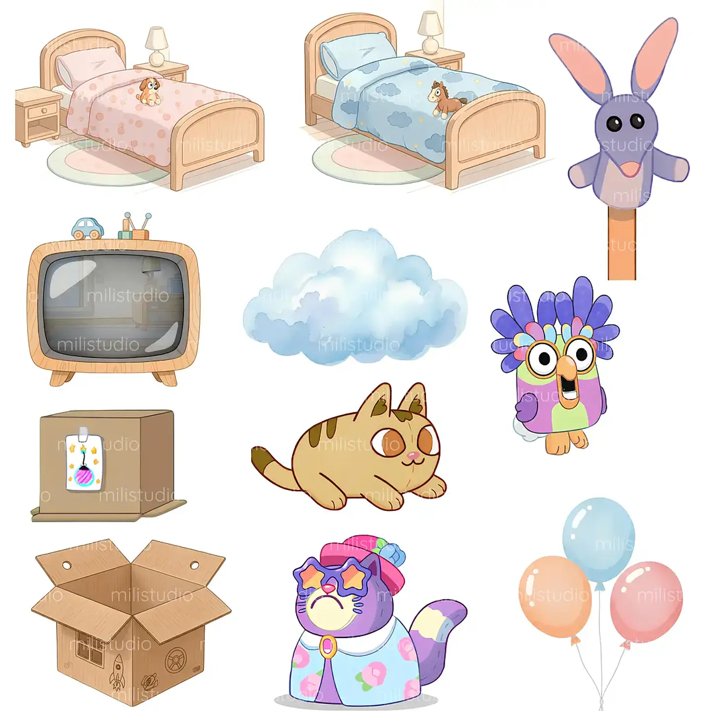 Kit Digital Bluey 18