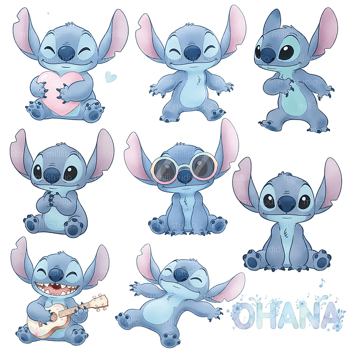 Kit Digital Lilo & Stitch 3