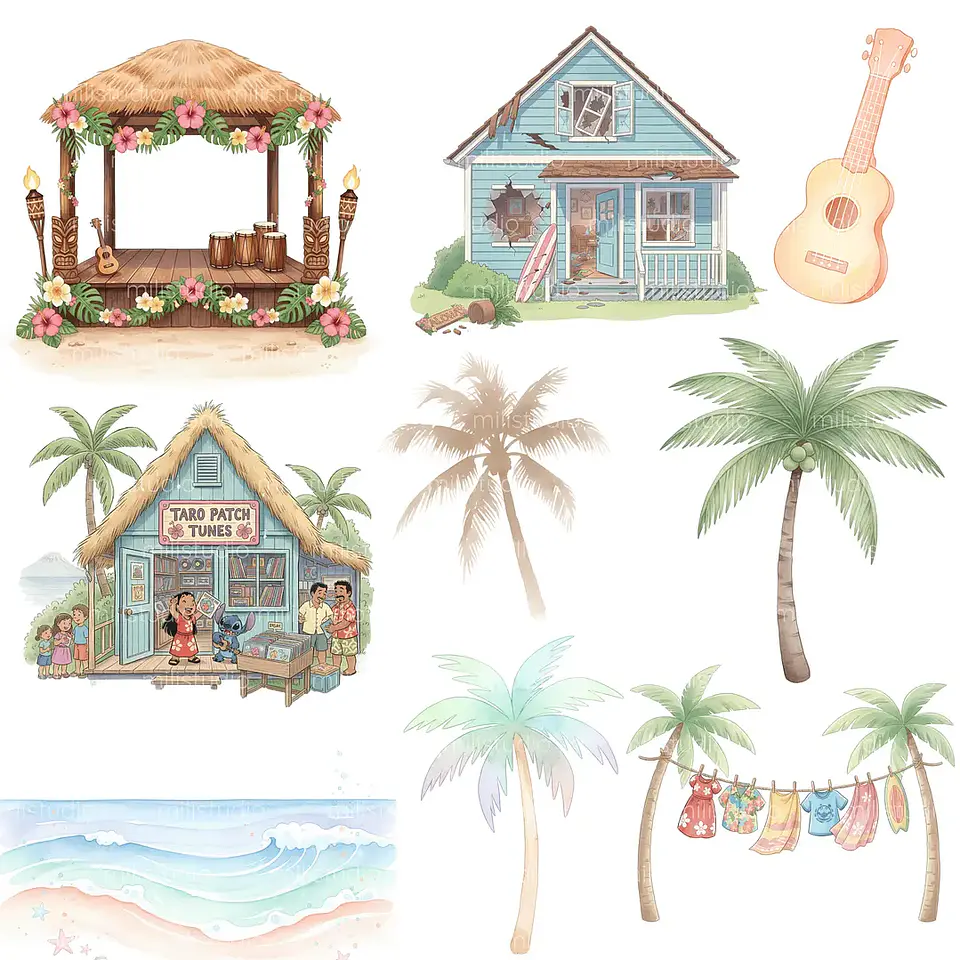 Kit Digital Lilo & Stitch 6