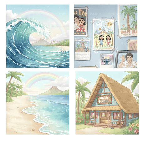 Kit Digital Lilo & Stitch 9