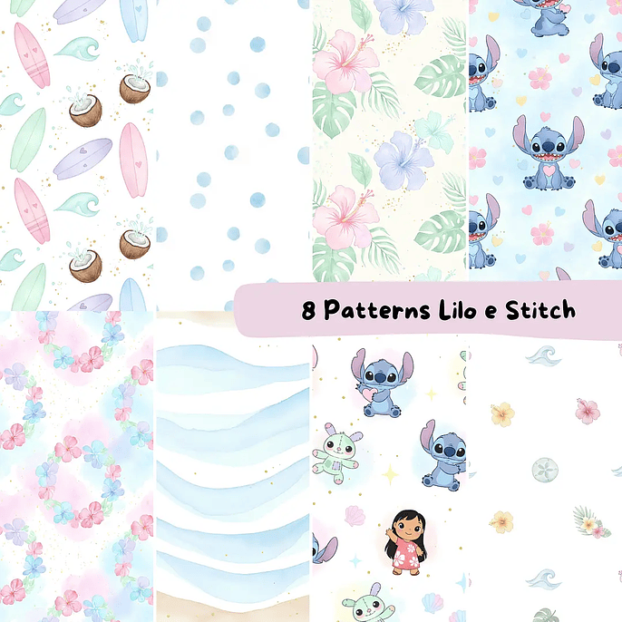 Kit Digital Lilo & Stitch 10