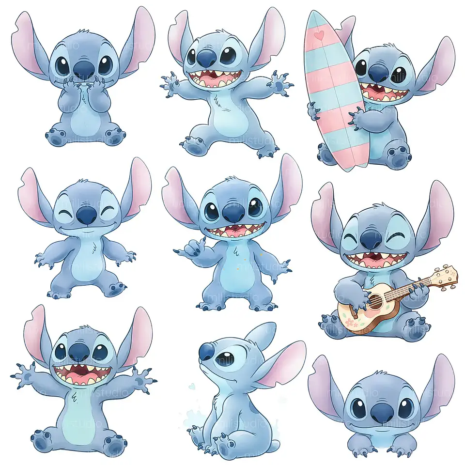 Kit Digital Lilo & Stitch 11