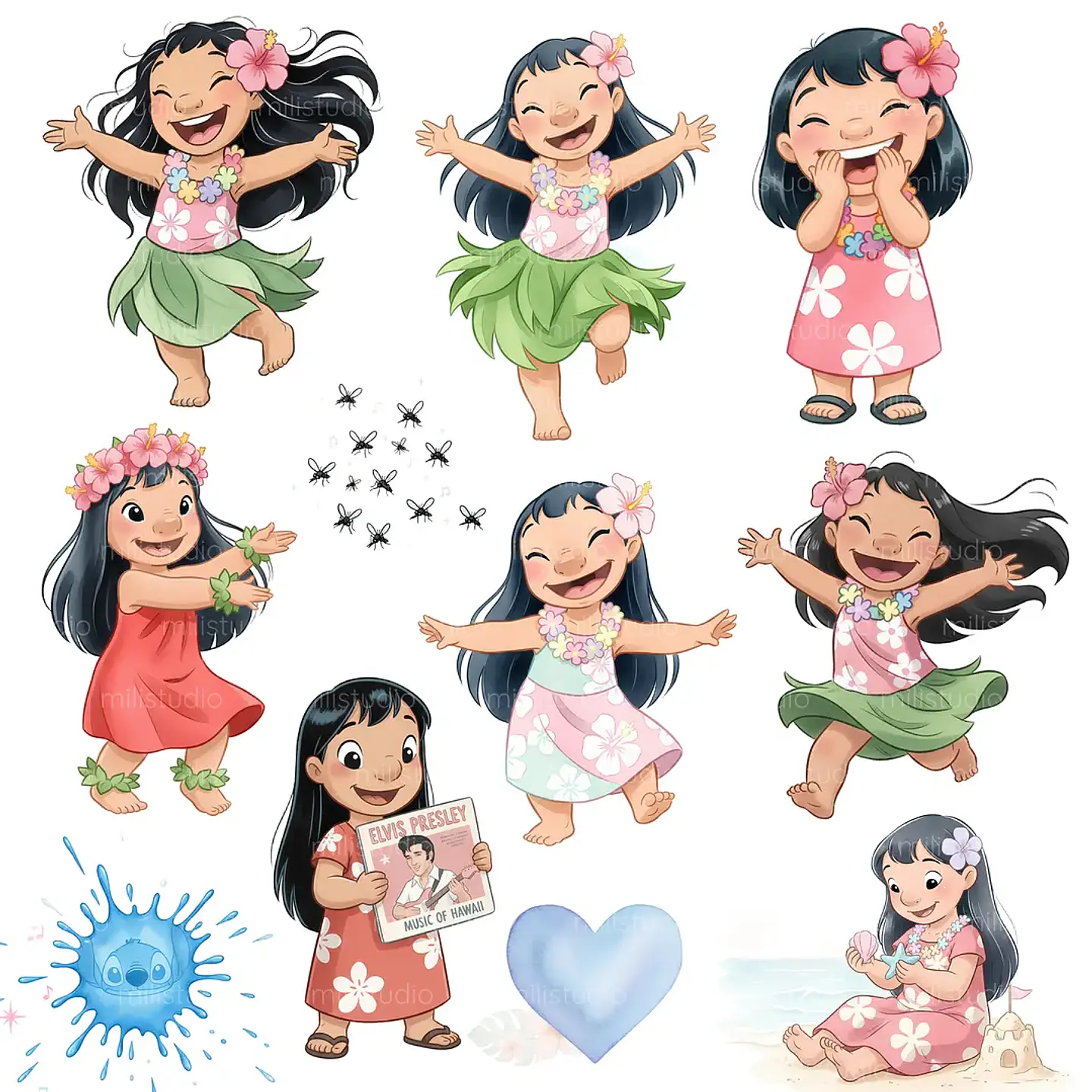 Kit Digital Lilo & Stitch 14
