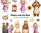 Kit Digital Masha e o Urso - Thumbnail 1