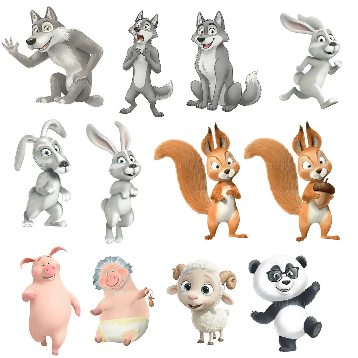 Kit Digital Masha e o Urso 6