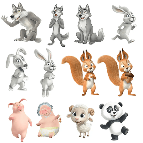 Kit Digital Masha e o Urso 6