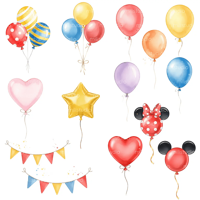 Kit Digital Mickey e Amigos 2