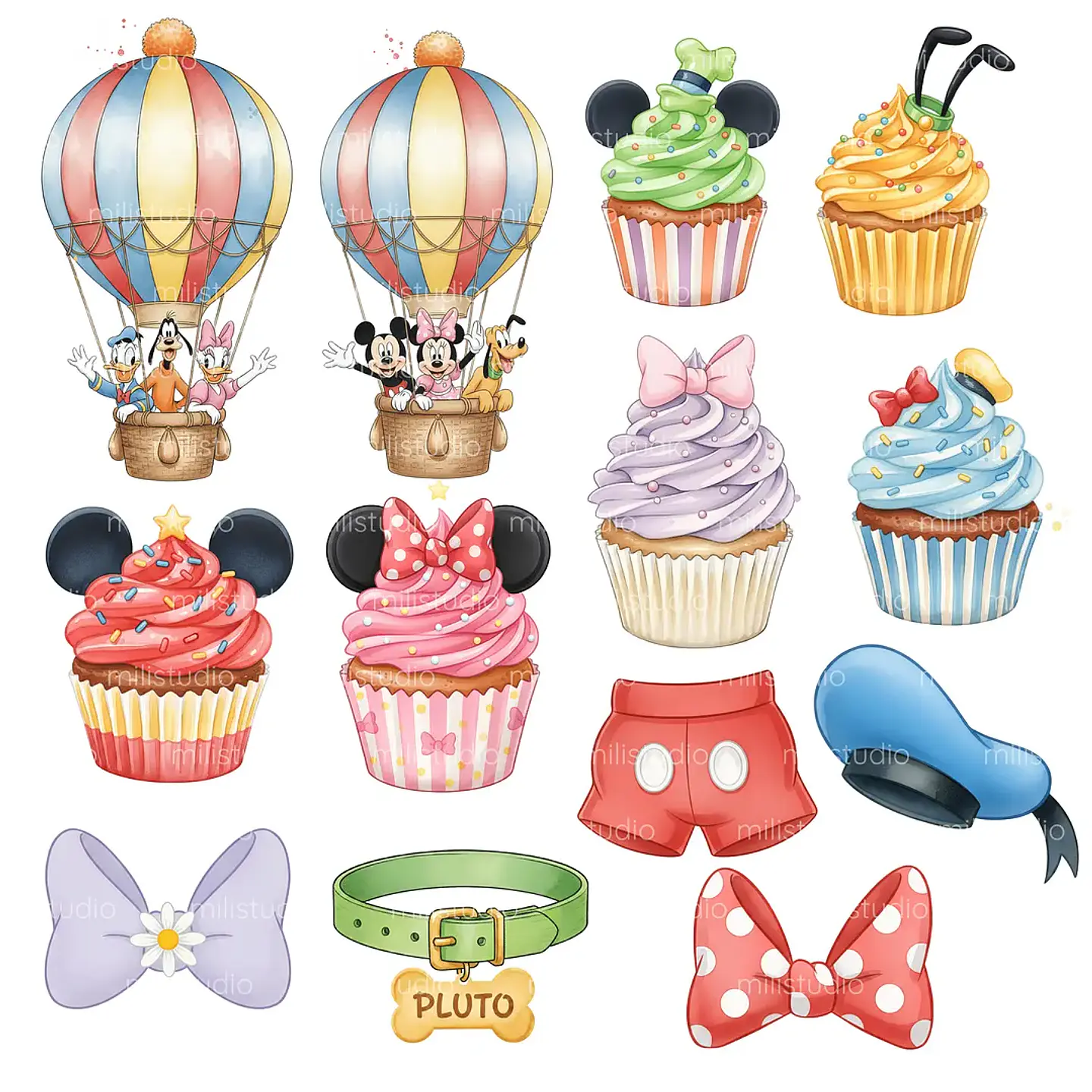 Kit Digital Mickey e Amigos 6
