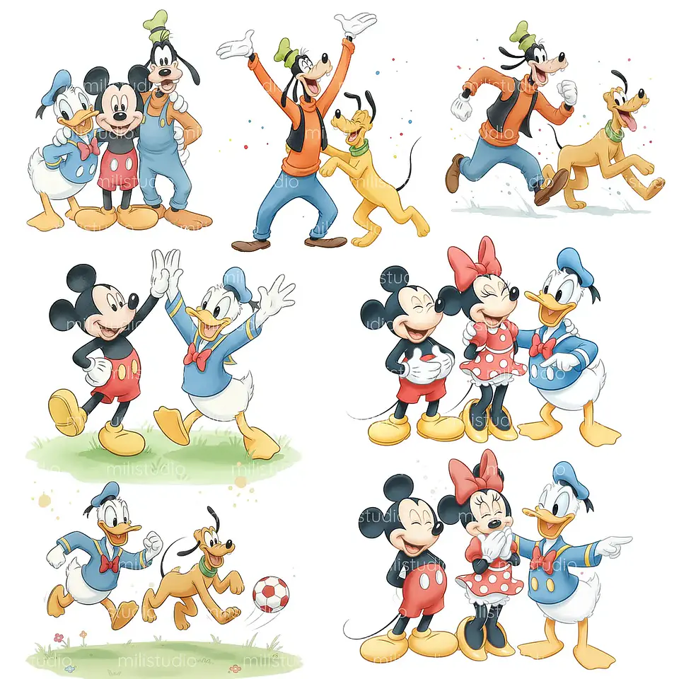 Kit Digital Mickey e Amigos 7
