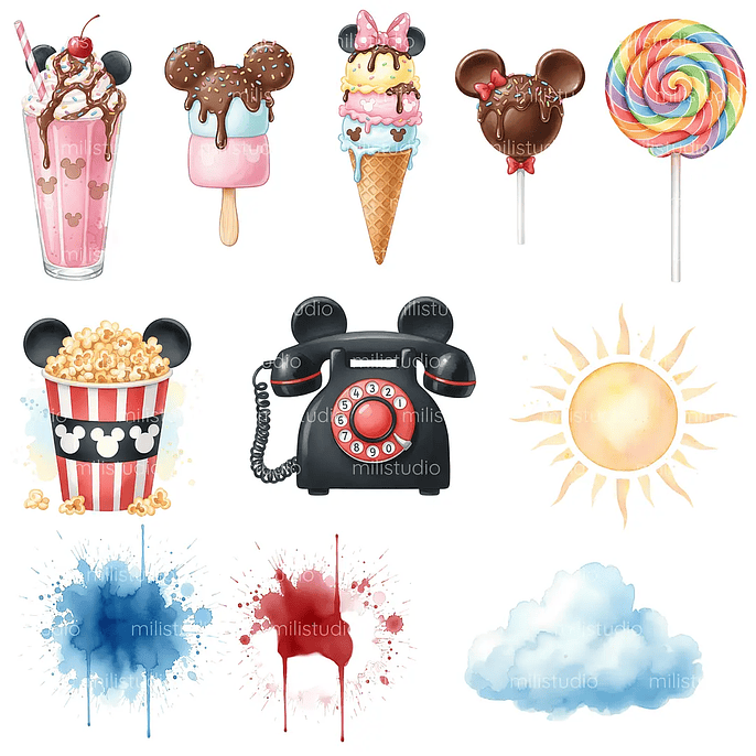 Kit Digital Mickey e Amigos 8