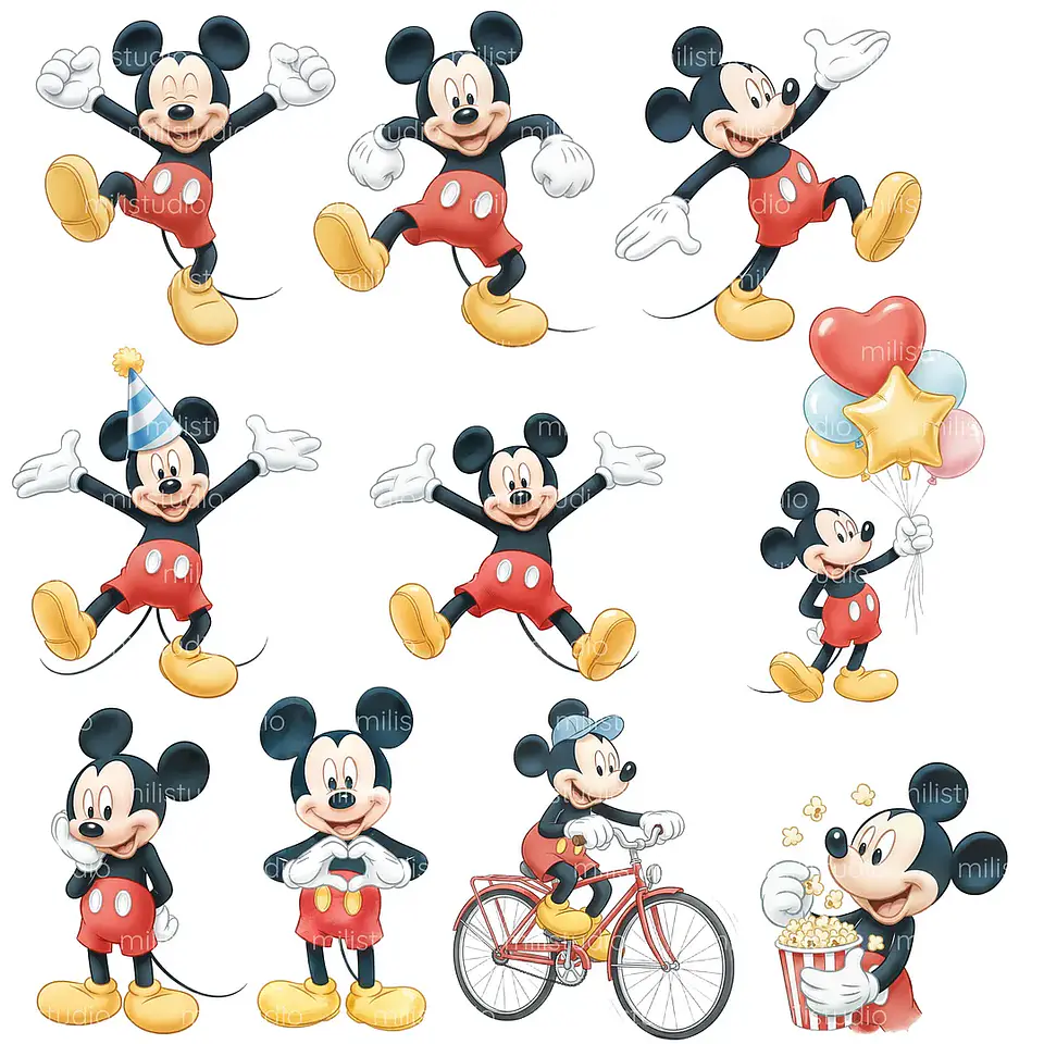 Kit Digital Mickey e Amigos 12