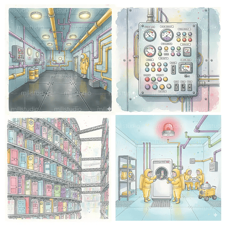 Kit Digital Monstros S.A Aquarela 7