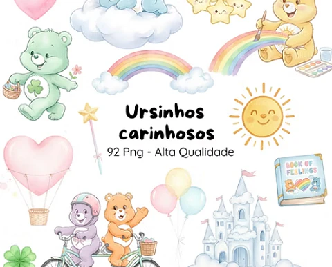 Kit Digital Ursinhos Carinhosos