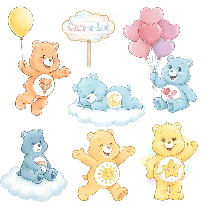 Kit Digital Ursinhos Carinhosos 7