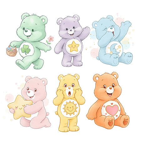 Kit Digital Ursinhos Carinhosos 8